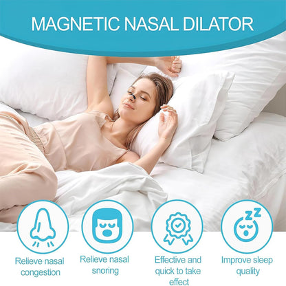 Magnetic Nasal Strips for Breathing | Anti Snoring Nose Clip