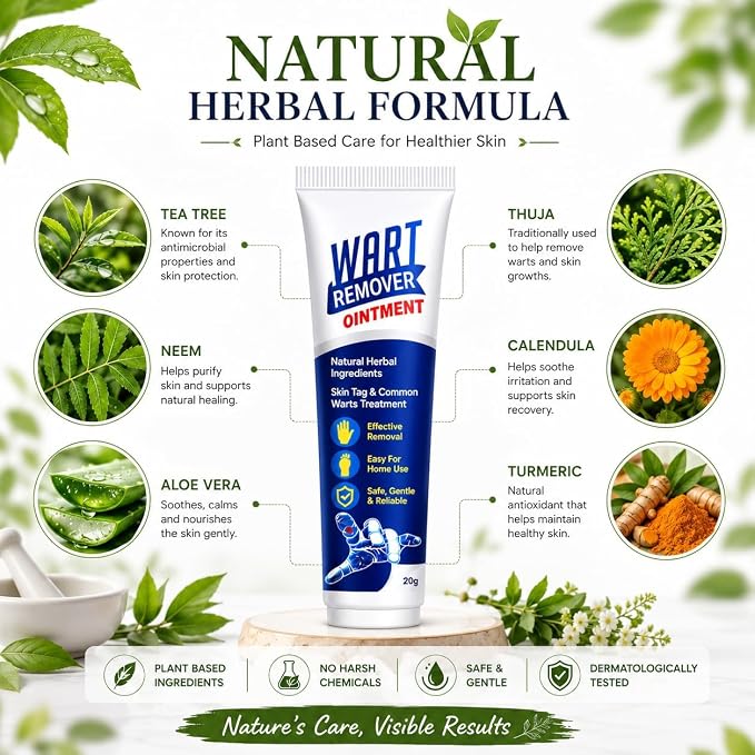 Wart Removal gel for face Wart Removal | Skin Tag Remover Cream | Mole Remover Gel (pack of 2 )
