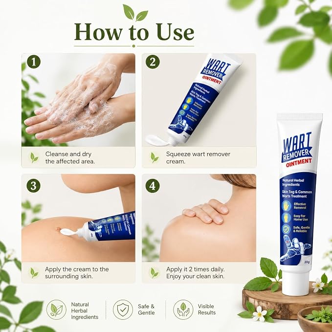 Wart Removal gel for face Wart Removal | Skin Tag Remover Cream | Mole Remover Gel (pack of 2 )