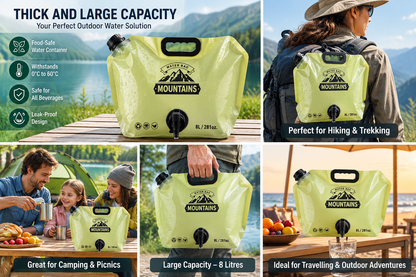 Traveling Water Carrier Bag | Collapsible Water Bag (Single)