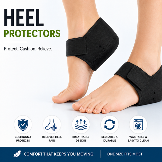 Heel Protector with Gel Cushioning | Anti-Slip Heel Pain Relief Cushion