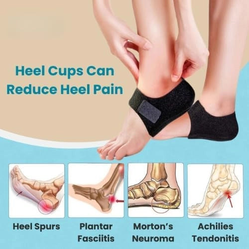 Heel Protector with Gel Cushioning | Anti-Slip Heel Pain Relief Cushion